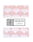 REGNBÅGAR | Nudy pink | 40x80cm/15,7x31,5"| Dra-På-Lakan för vagn/vagga