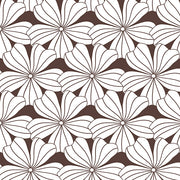 FLOWERS | Dark chocolate | Pillowcase | 40x80cm / 15.7x31.5"