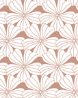 FLOWERS | Terracotta pink | 40x80cm / 15.7x31.5" | Baby fitted sheet