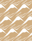 MOUNTAINS | Desert sand | 60x120cm/ 23.5x47" | Fitted Crib sheet