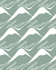 MOUNTAINS | Glacier green | Pillowcase | 50x60cm / 19.6x23.6"