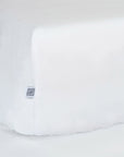 Baby bedding fitted crib sheets white organic