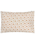 FLOWERS | Cinnamon brown | Pillowcase | 40x80cm / 15.7x31.5"