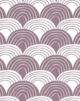 RAINBOWS | Mauve | 140x200cm / 55x79" | Double fitted sheet