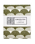 RAINBOWS | Olive green | 140x200cm / 55x79" | Double fitted sheet