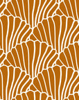 SEASHELLS | Cinnamon brown | 90x200cm | Fitted single sheet