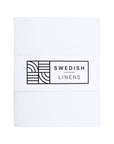 STOCKHOLM | Crispy white | US King size 76x80x16" / 193x203x40 cm | Double fitted sheet