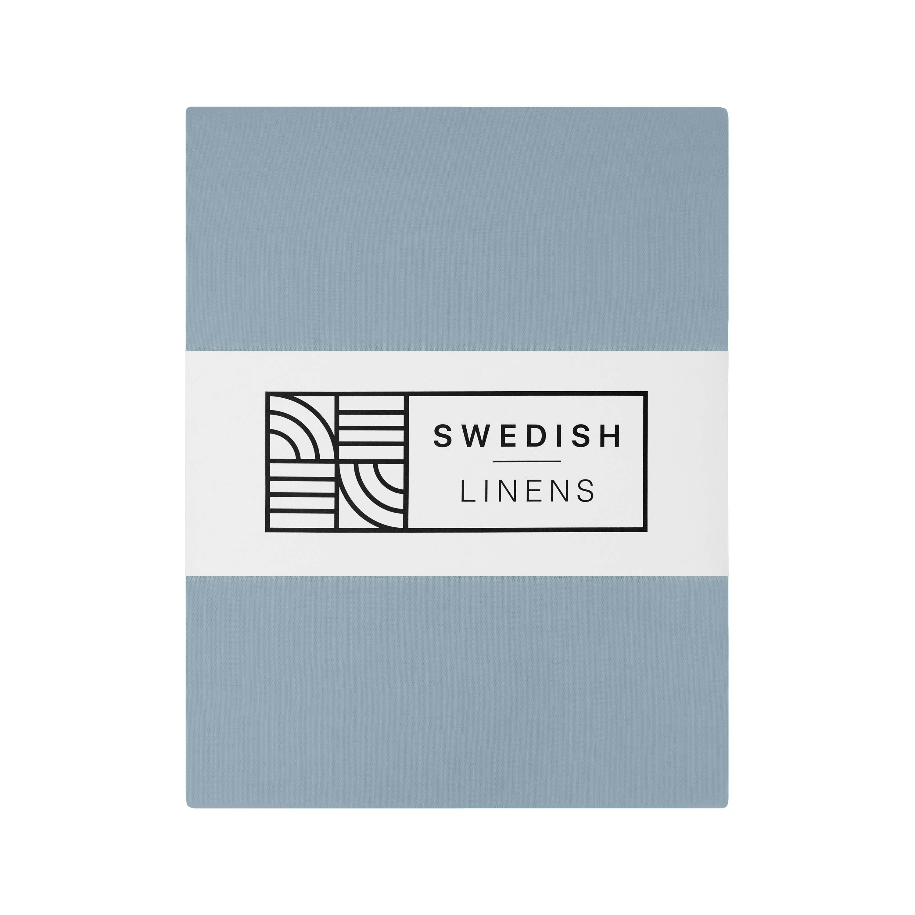 STOCKHOLM | Muted blue | 140x200cm / 55x79&quot; | Double fitted sheet
