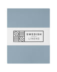 STOCKHOLM | Muted blue | US Queen size 60x80x16" / 152x203x40cm | Double fitted sheet