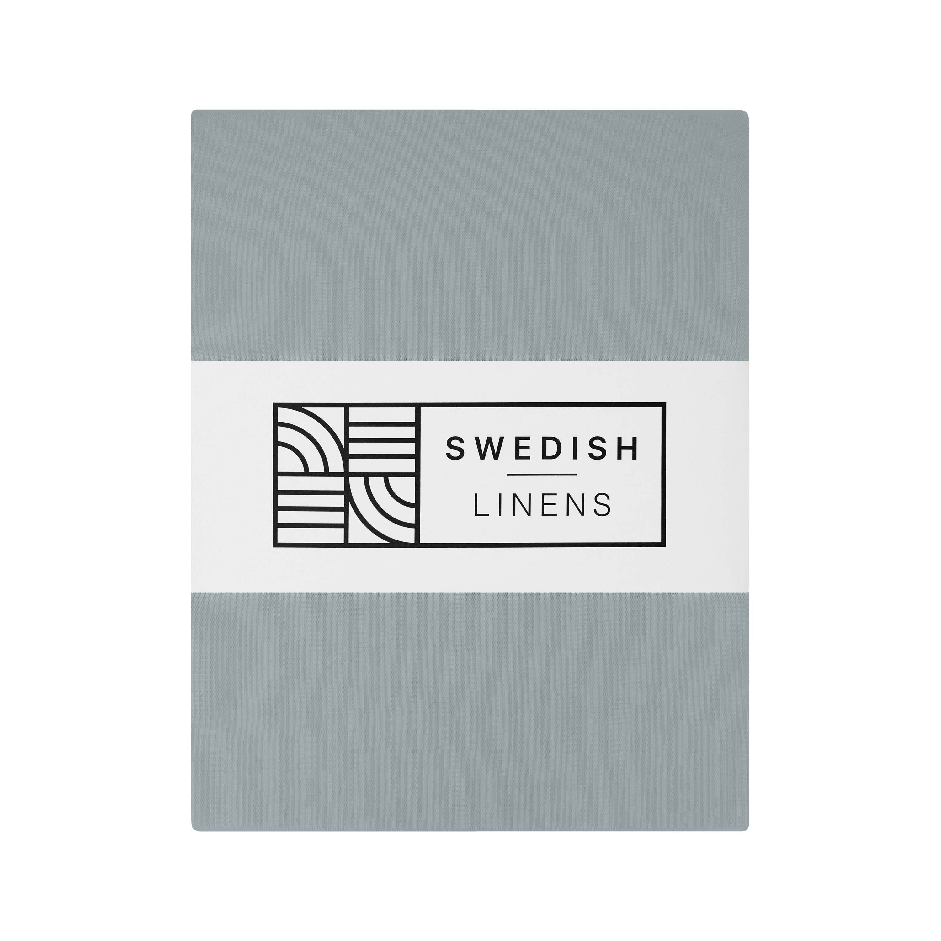 STOCKHOLM | Tranquil gray | US Queen size 60x80x16&quot; / 152x203x40cm | Double fitted sheet