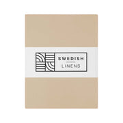 STOCKHOLM | Dubbla platt lakan/Top lakan | 270x270cm/106x106"| Warm sand