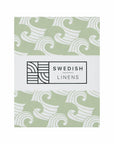 WAVES | Sage | 70x140cm / 27.5x55" | Fitted crib sheet