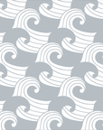 WAVES | Tranquil gray | Pillowcase | 40x80cm / 15.7x31.5"