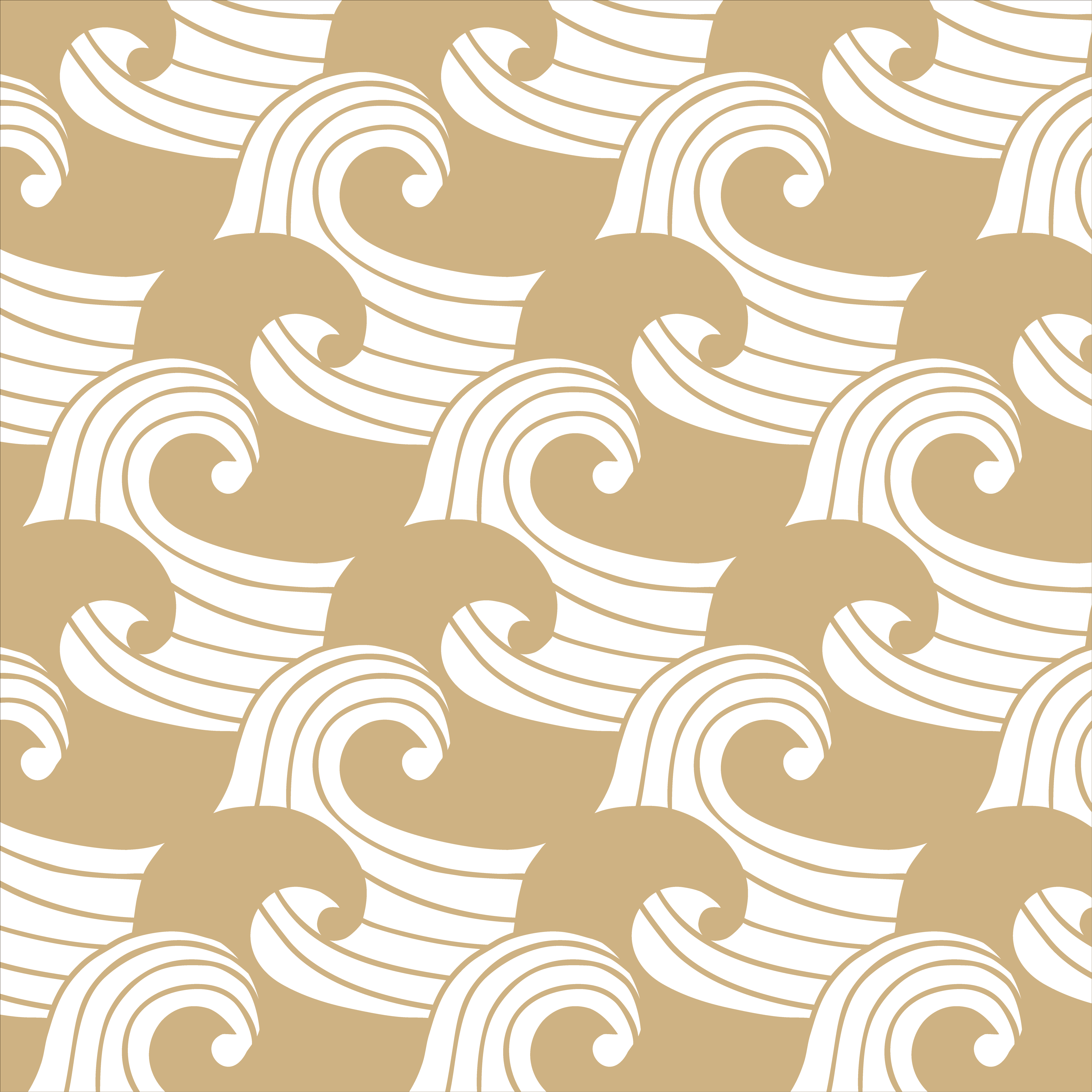 WAVES | Warm sand | 70x160cm / 27.5x63&quot; | Fitted junior sheet