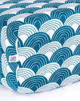 RAINBOWS | Moroccan blue | 180x200cm / 71x79" | Double fitted sheet