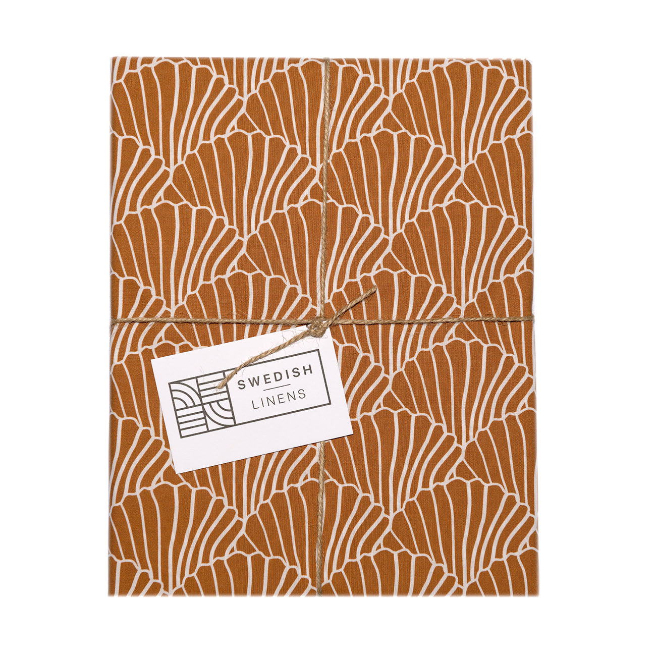 SEASHELLS | Cinnamon brown | Pillowcase | 80x80cm / 31.5x31.5&quot;