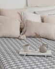 RAINBOWS | Tranquil gray | 160x200cm / 63x79" | Double fitted sheet