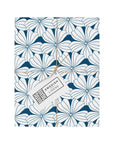 FLOWERS | Moroccan blue | Pillowcase | 40x80cm / 15.7x31.5"