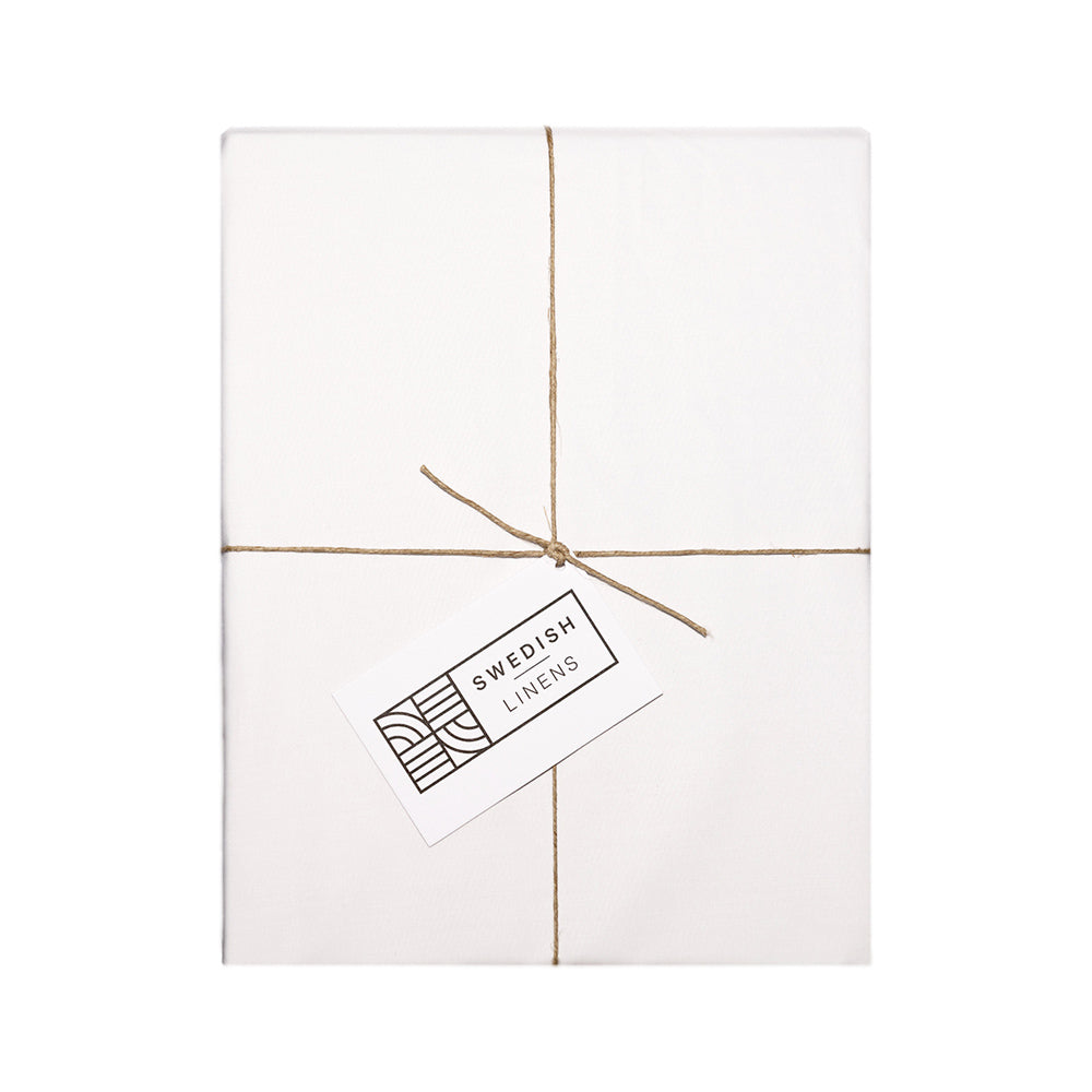 SUPIMA | Pillowcase | 80x80cm / 31.5x31.5&quot; | Crispy White