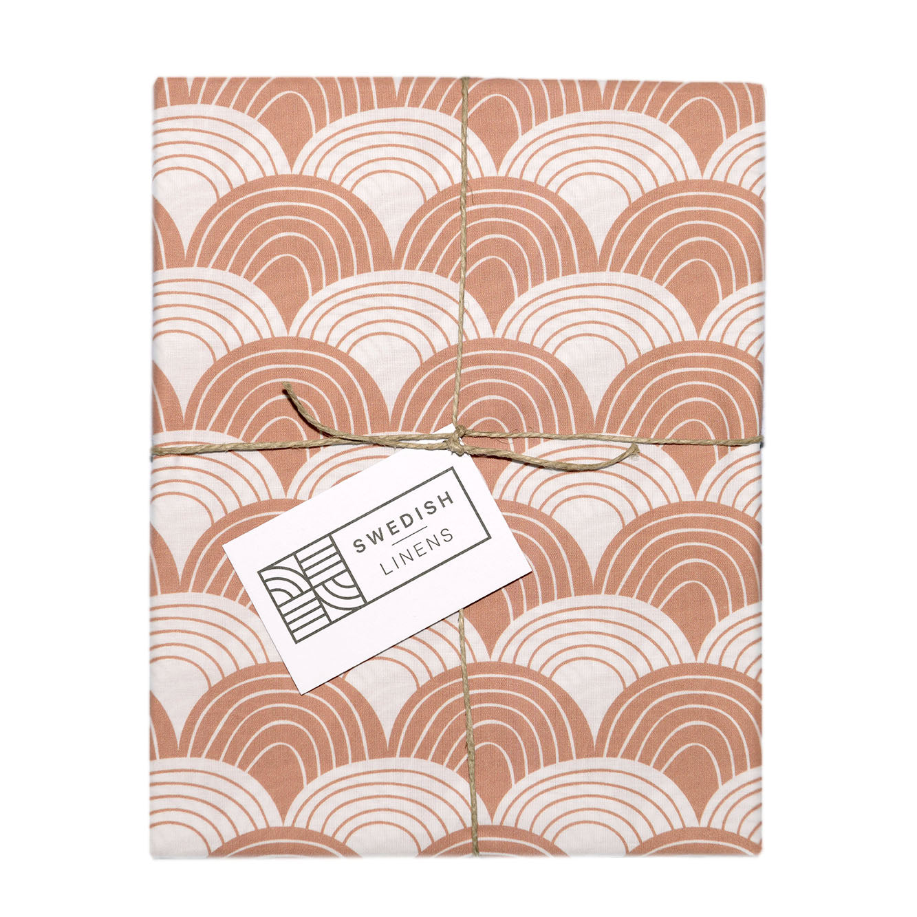 RAINBOWS | Terracotta pink | Pillowcase | 40x80cm / 15.7x31.5&quot;
