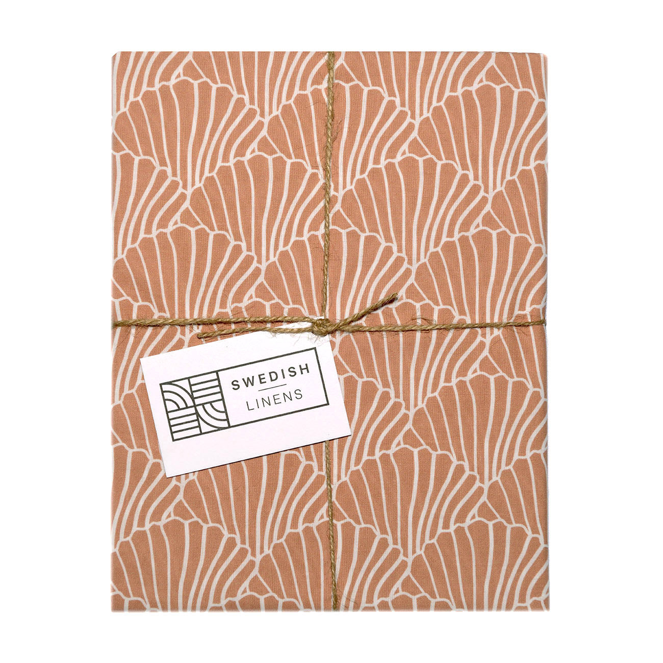 SEASHELLS | Terracotta pink | Pillowcase | 80x80cm / 31.5x31.5&quot;