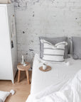 STOCKHOLM | Crispy white | 160x200cm / 63x79" | Double fitted sheet
